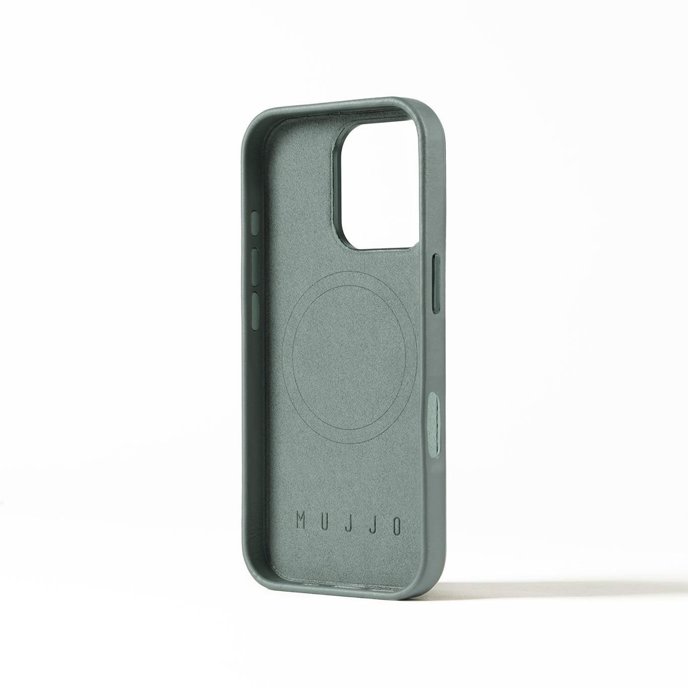 Full Leather Case for iPhone 16 Pro / フルレザーケース - ペールグリーン