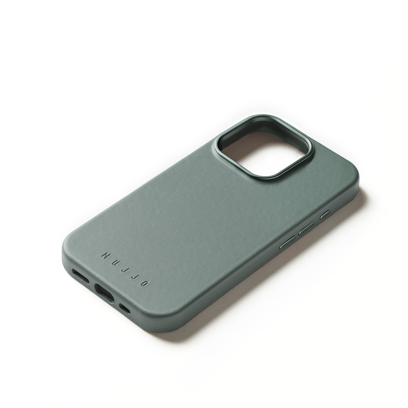 Full Leather Case for iPhone 16 Pro / フルレザーケース - ペールグリーン