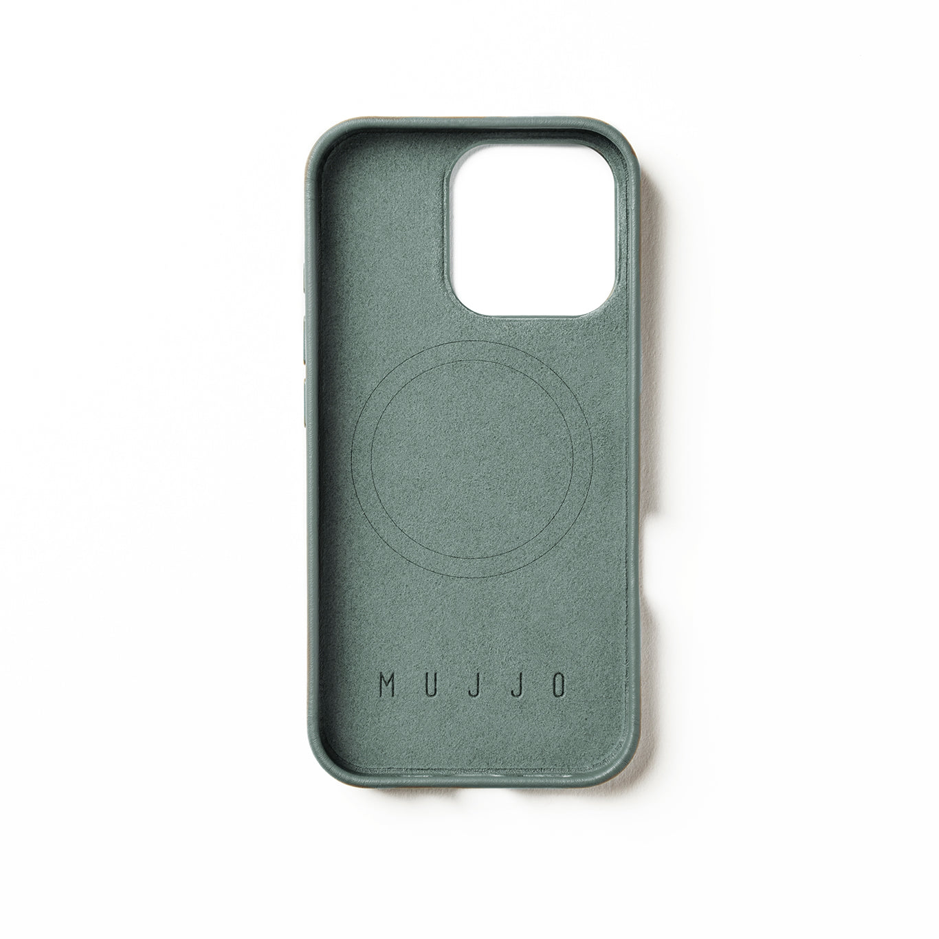 Full Leather Case for iPhone 16 Pro / フルレザーケース - ペールグリーン