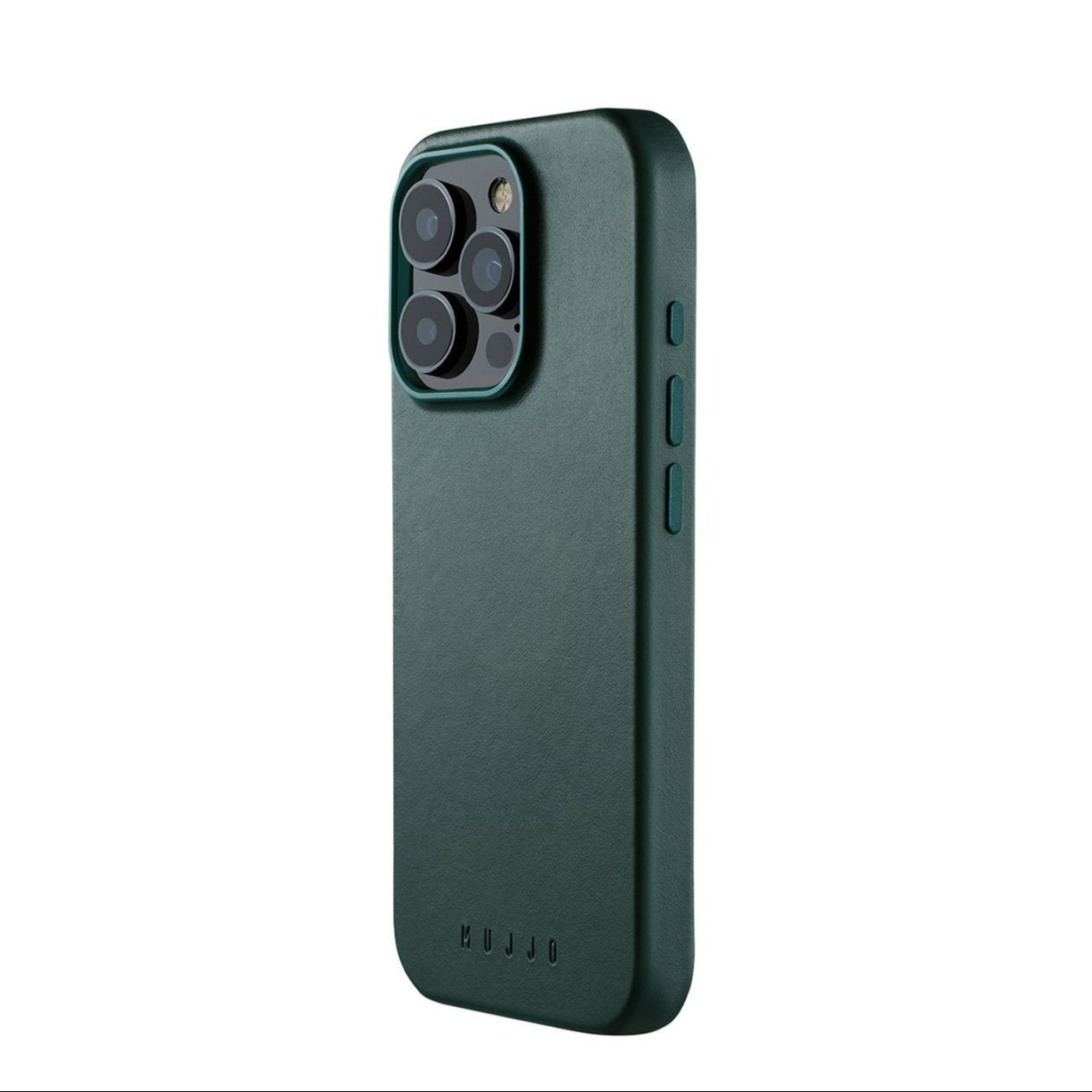 Full Leather Case for iPhone 16 Pro / フルレザーケース - ダークグリーン