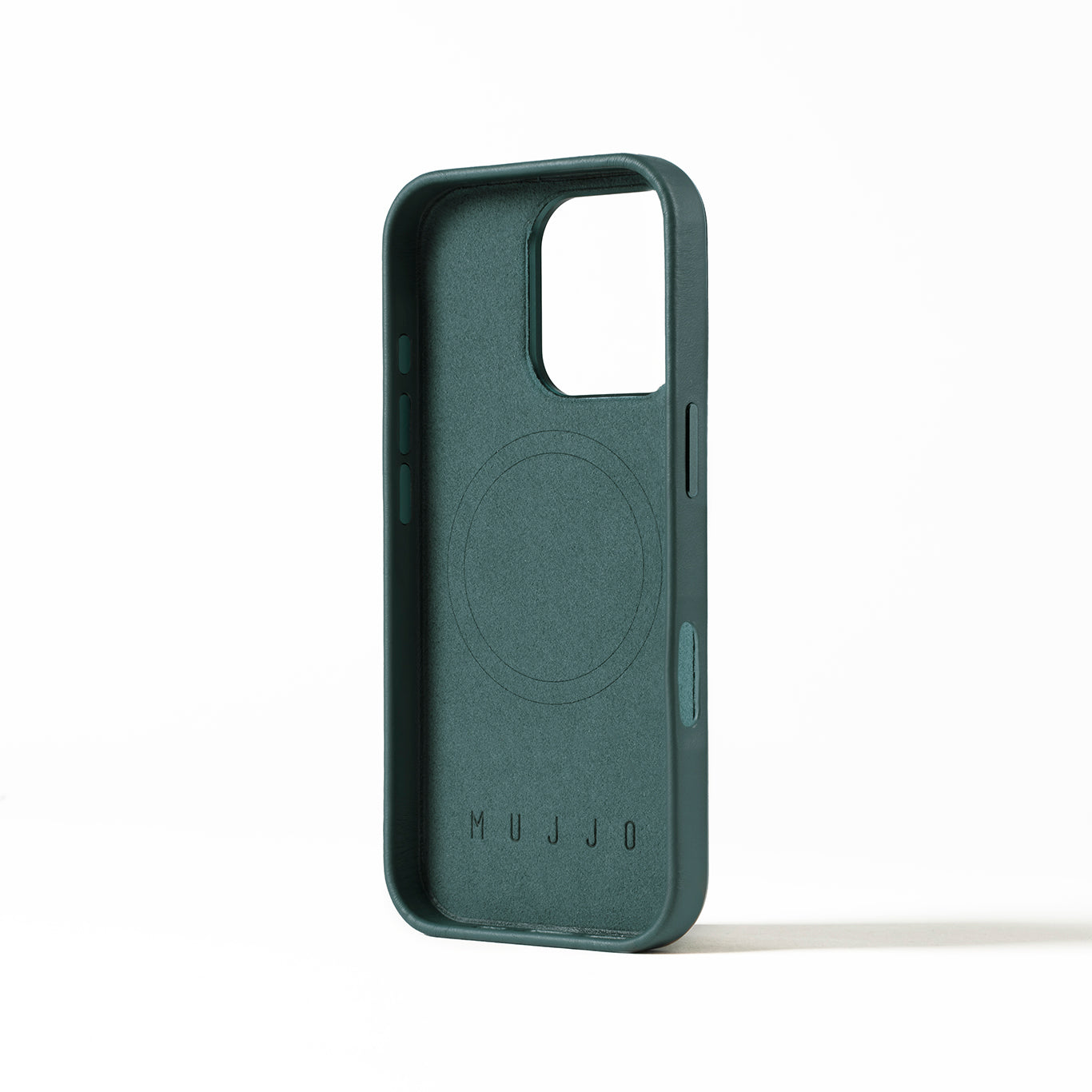 Full Leather Case for iPhone 16 Pro / フルレザーケース - ダークグリーン