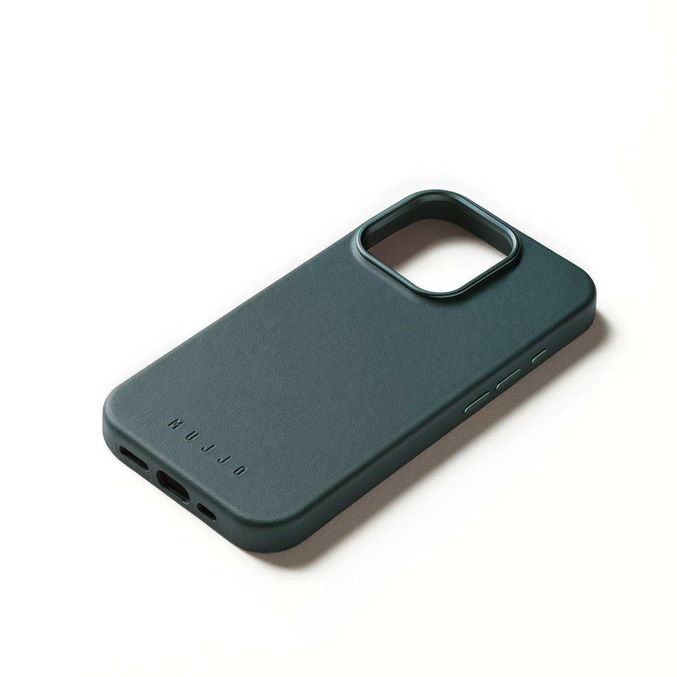 Full Leather Case for iPhone 16 Pro / フルレザーケース - ダークグリーン