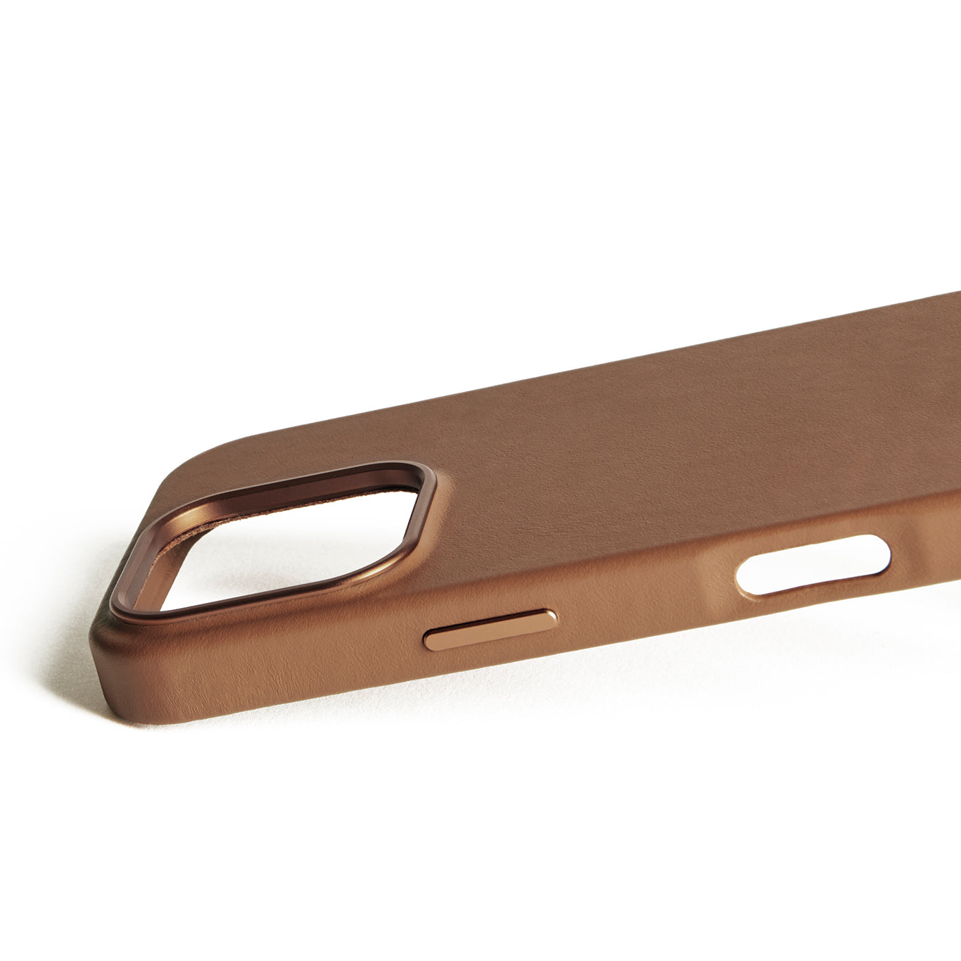 Full Leather Case for iPhone 16 Pro / フルレザーケース - ブラウン